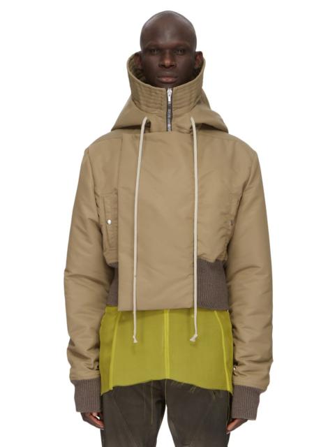 Rick Owens Khaki Alice Bomber Jacket
