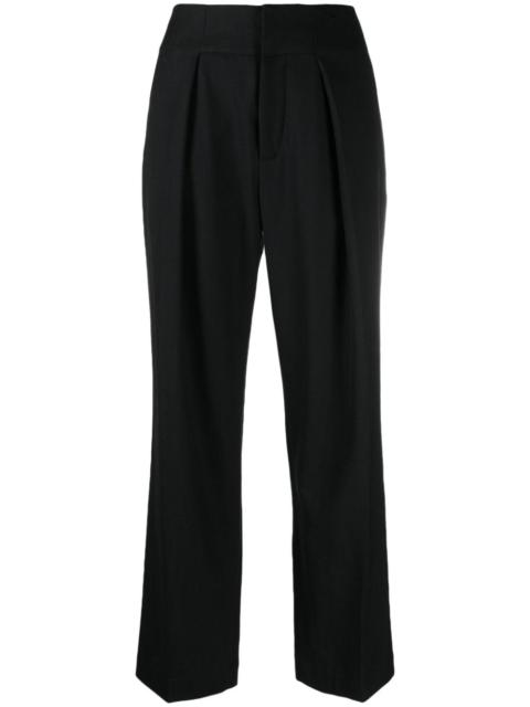 AERON fine-knit tailored trousers