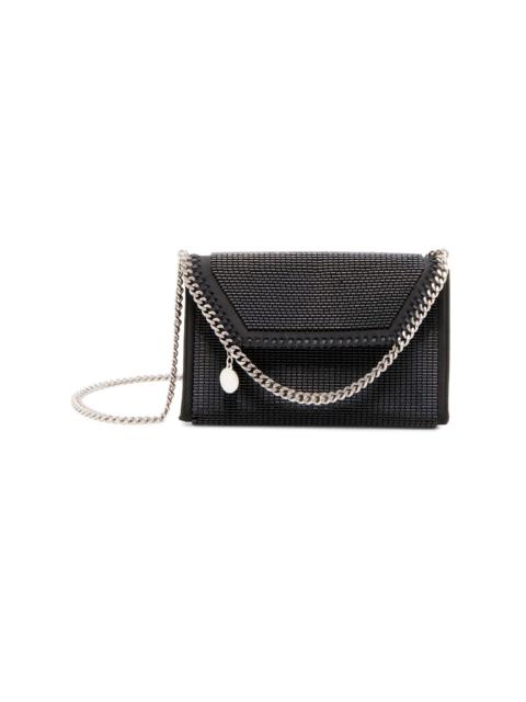 Stella McCartney Women's Falabella Beaded Baguette Chain Wallet - Black