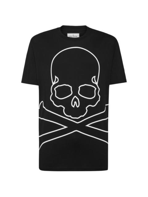 skull-print cotton T-shirt