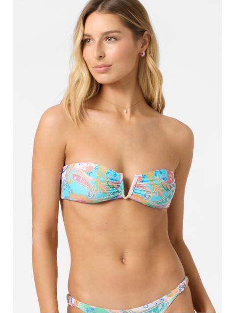 O'Neill Presley Paisley Gold Coast Bandeau Top