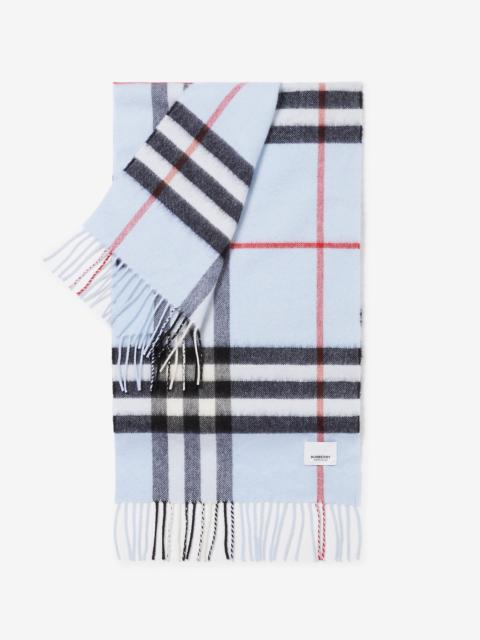 Check Cashmere Scarf