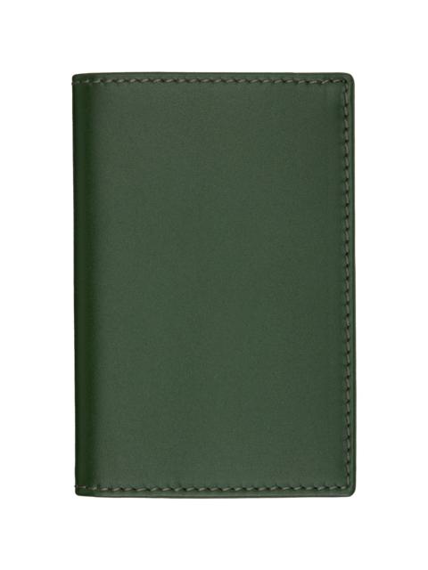Comme Des Garçons Green Classic Group Card Holder