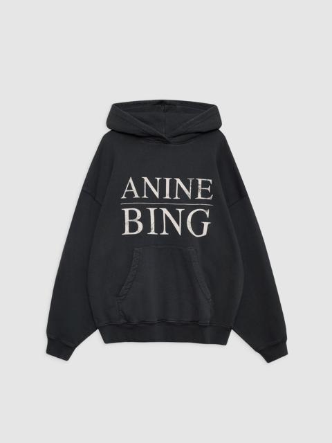 ANINE BING Harvey Sweatshirt Serif - Vintage Black