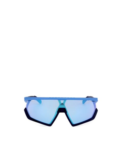 adidas geometric-frame sunglasses