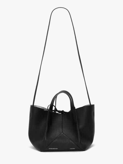 W11 Mini Tote In Black Leather