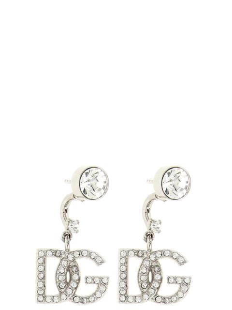 Dolce & Gabbana Dolce & Gabbana Drop Earrings with DG Logo