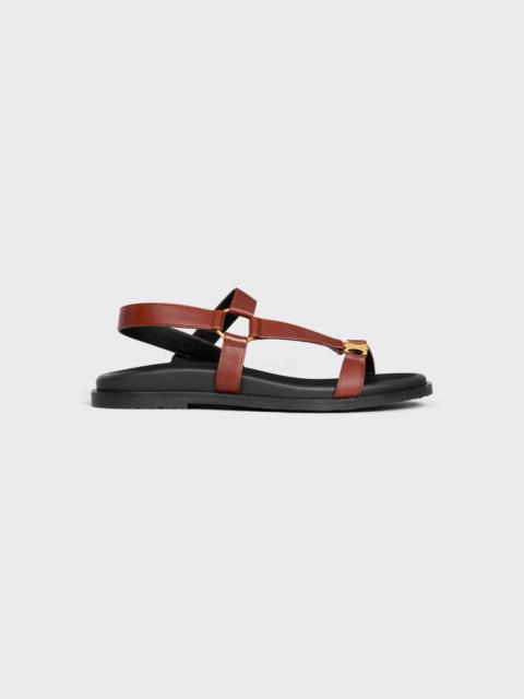 VIP【関税送料無料】希少 Celine Rust Maud sandal CELINE MAUD SANDAL WITH TRIOMPHE IN CALFSKIN - | CELINE