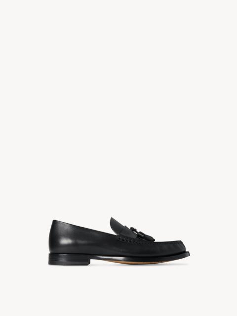 The Row Novus Tassel Loafer in Leather