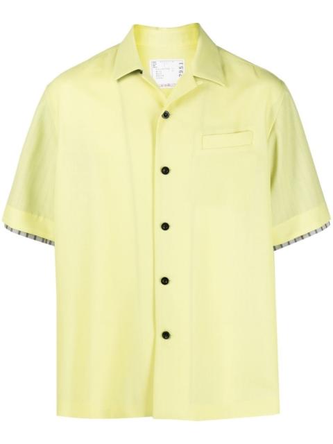 sacai shortsleeved oversized shirt