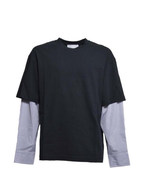 Jil Sander striped layered T-shirt