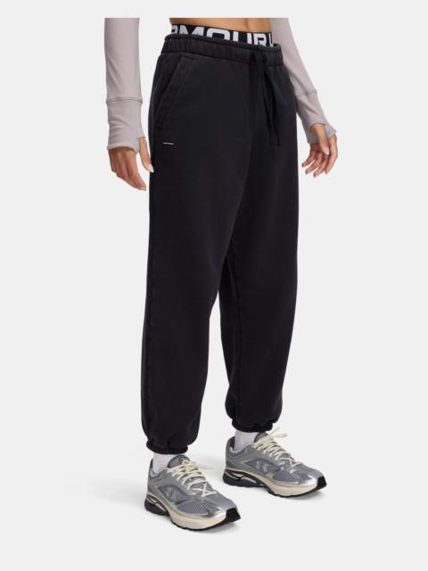 Under Armour Women's UA Icon Heavyweight Fleece Oversized Pants