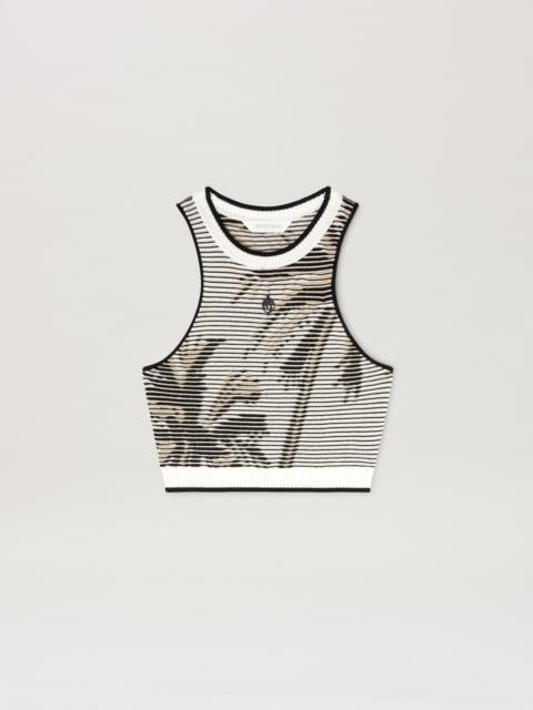 Palm Angels Palms jacquared knit top