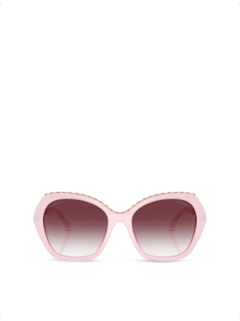 CHANEL CH5547Q Butterfly Acetate Sunglasses
