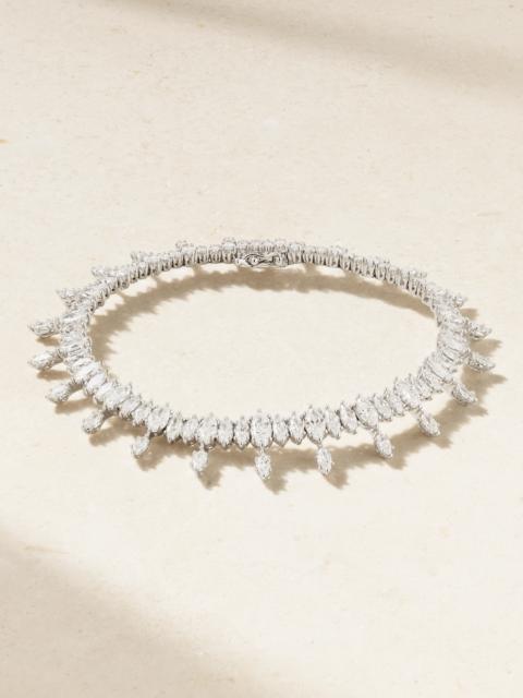 ANITA KO Atlas 18-karat White Gold Diamond Bracelet