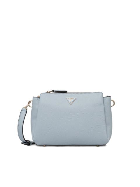 GUESS USA Noelle triangle-logo crossbody bag