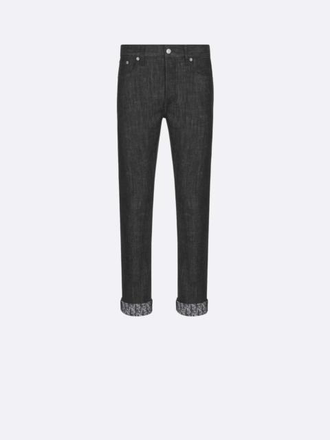Dior Long Slim-Fit Dior Oblique Jeans