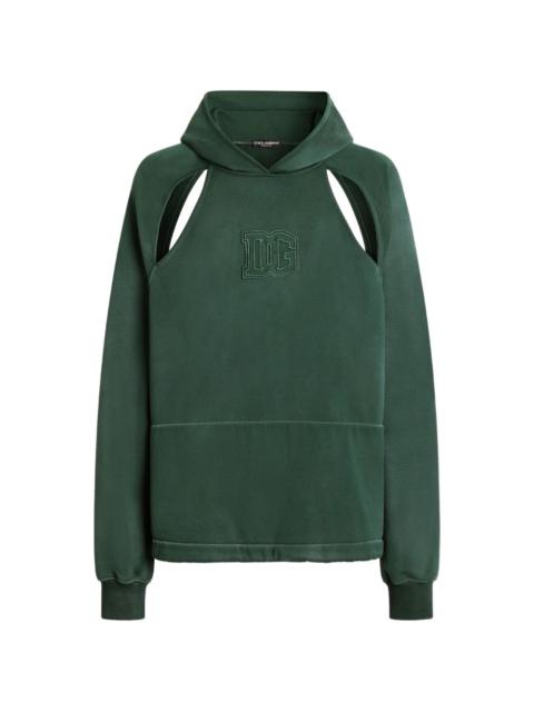 Dolce & Gabbana treated cotton hoodie