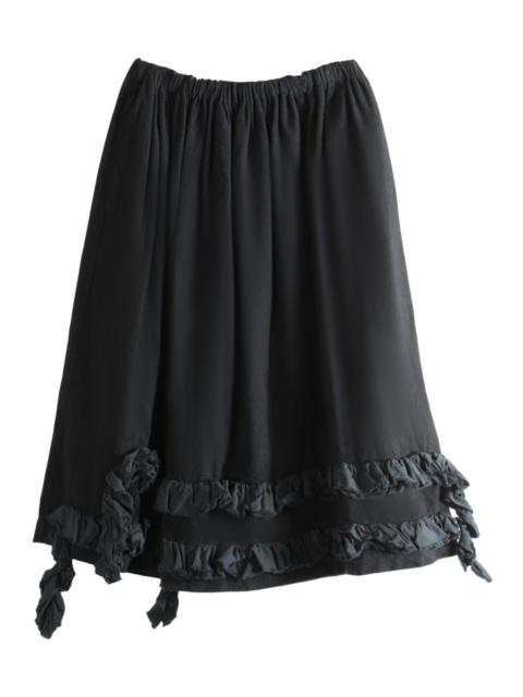 TAO Comme Des Garçons ruffled midi skirt