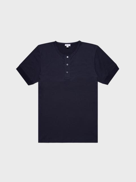 Sunspel Henley T‑shirt