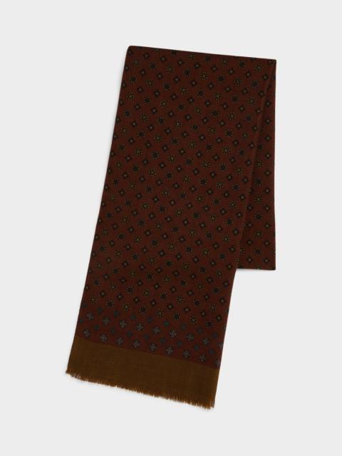 TODD SNYDER Italian Wool Medallion Scarf