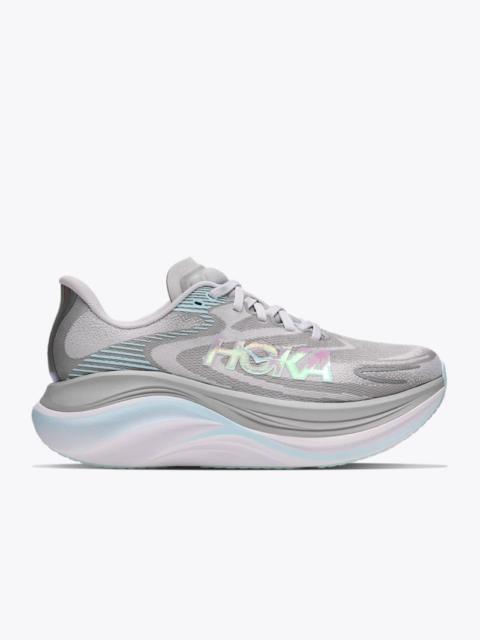 HOKA Women's Skyward X 2 Shoes in Stardust/Glimmering Blue