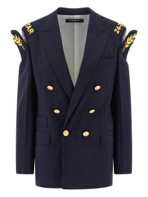 DSQUARED2 virgin wool double-breasted blazer