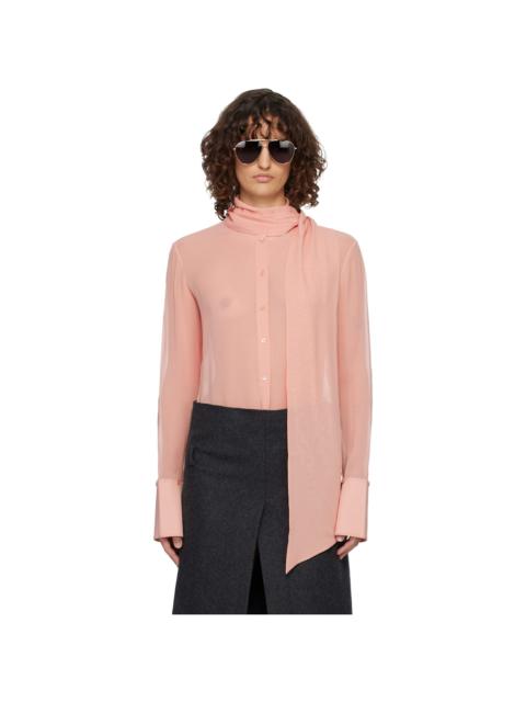 Acne Studios Pink Silk Shirt