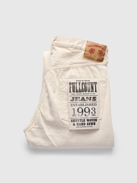 FULLCOUNT 1101EC "Organic Natural" 13.7oz Ecru Selvedge Denim - Straight Fit