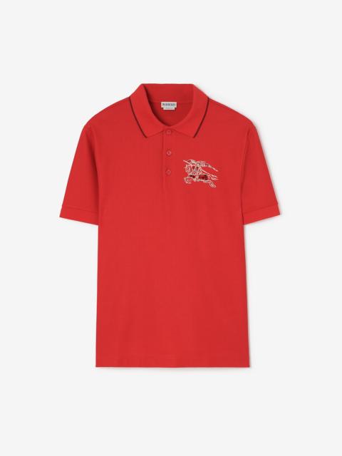Burberry Heart Knight Cotton Polo Shirt
