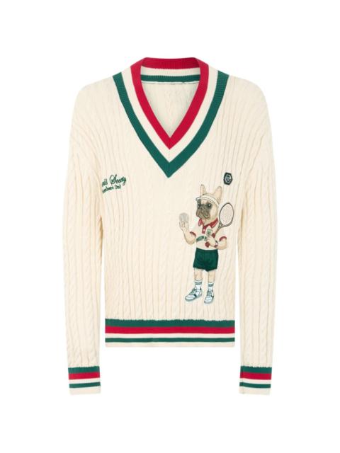 PHILIPP PLEIN Tennis Club sweater