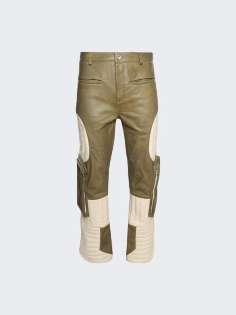 WHO DECIDES WAR Raised Window Pants Tan