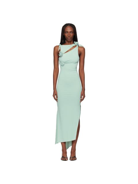 COPERNI Green Flower Midi Dress