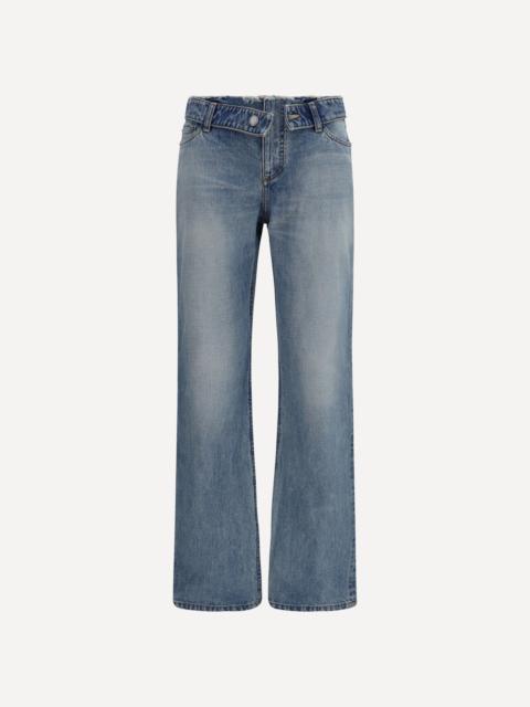Alexander McQueen Faded pure cotton Jeans