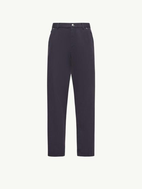 Moncler Cargo Cotton Blend Gabardine Pants