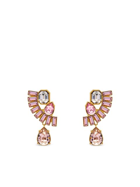 Oscar de la Renta fan earrings