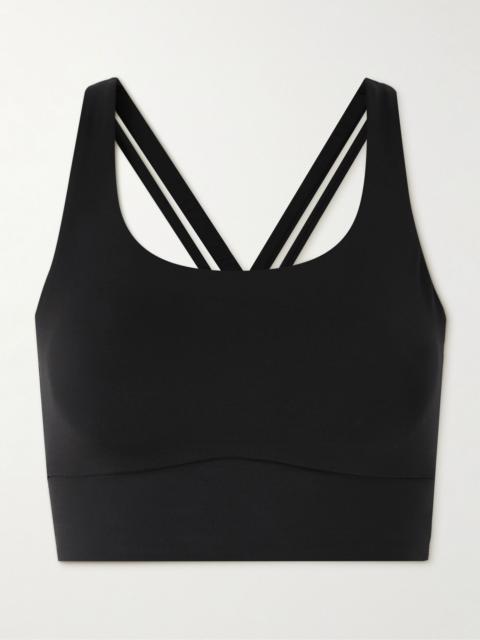 lululemon Energy Longline medium support Luxtreme™ sports bra Black