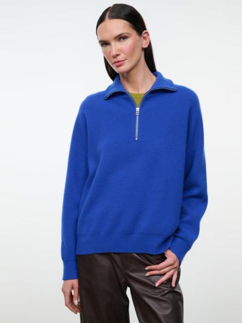 STAUD STAUD HUDSON CASHMERE SWEATER COBALT