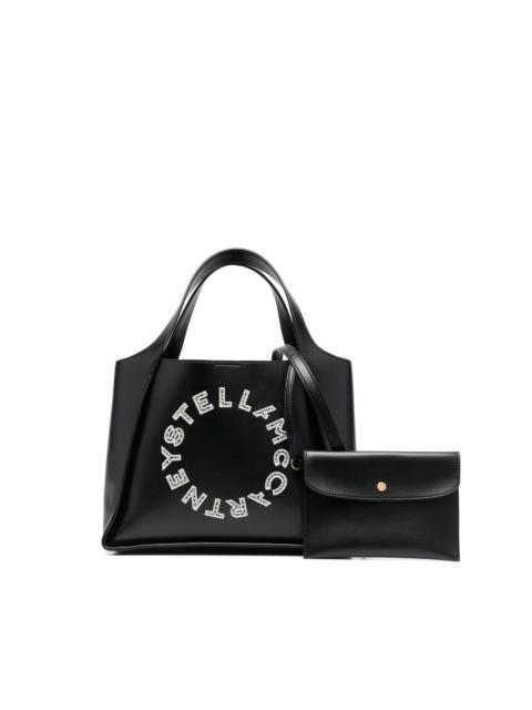 Stella McCartney embroidered-logo tote bag