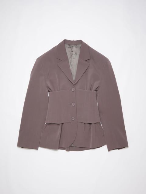 Corset suit jacket - Dove purple