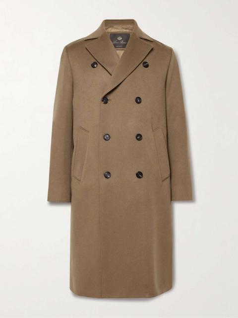 Loro Piana Slim-Fit Double-Breasted Rain System® Cashmere Overcoat