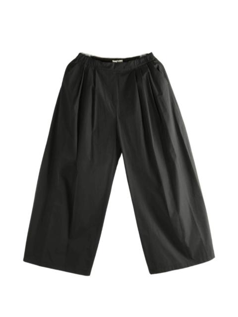 AMOMENTO pleated wide-leg trousers