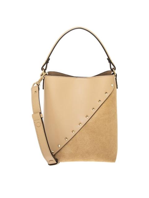 Valentino Valentino Rockstud Wispy Leather Bucket Bag