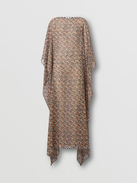 Burberry Monogram Print Silk Kaftan