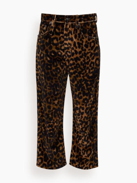 R13 X BF Jean in Brown Leopard