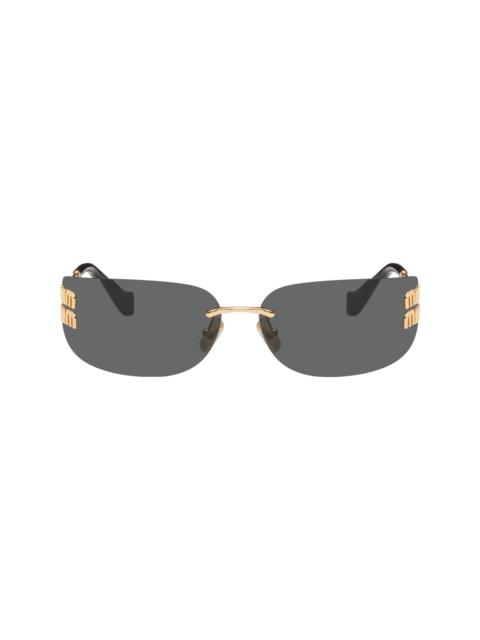 Miu Miu Gold Aube Sunglasses