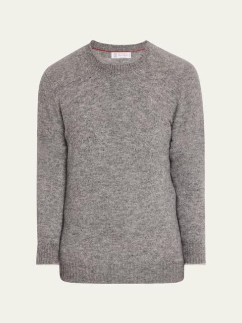 Brunello Cucinelli Men's Alpaca-Blend Crewneck Sweater