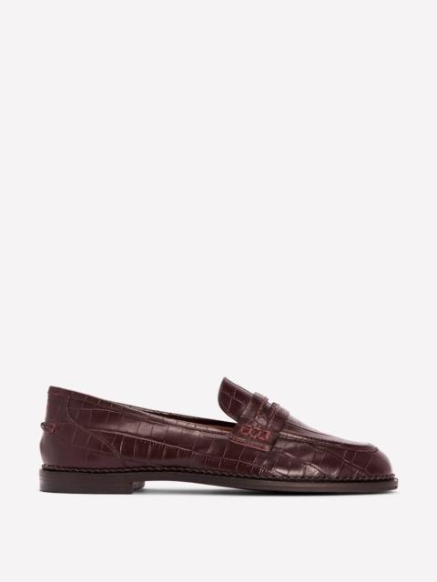 BODEN Nya Penny Loafers-Oxblood
