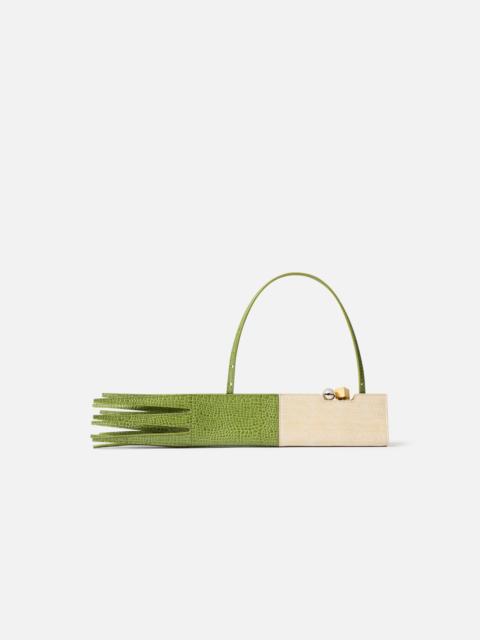 JACQUEMUS The Poireau clutch