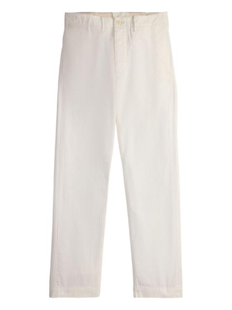 RRL by Ralph Lauren button-fastening cotton trousers